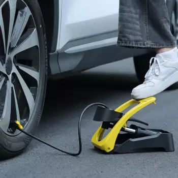 Ножной насос для надувных велосипедных шин с точным манометром Ножной насос для упражнений Мяч Воздушный насос для поплавка