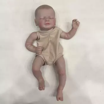 NPK 19-дюймовый Romy Reborn, спящий комплект, Реалистичная кукла для новорожденных, есть окрашенная кукла, необработанные части куклы