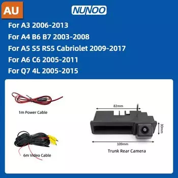 Nunoo 170-градусная 1920*1080P HD AHD камера заднего вида ночного видения для Audi A1 A4 A6 Q7 для BMW F30 для Mercedes Benz W205