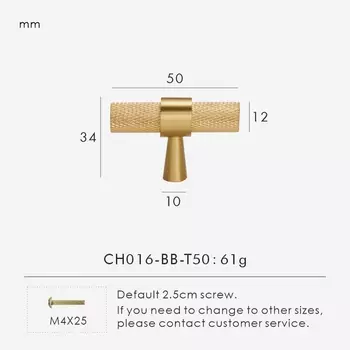 Nurlin латунная дверная ручка для шкафа