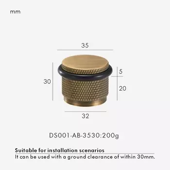 Nurlin регулируемый дверной ограничитель