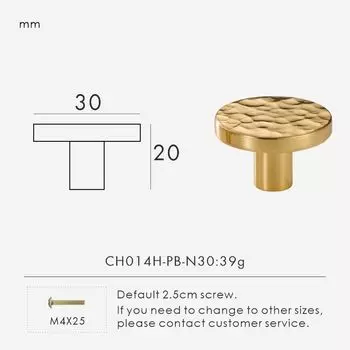 Nurlin, твердая латунь, молоток, ручка шкафа, ручная работа, стучащий узор, круглая, полукруглая, длинная Т-образная, несколько размеров