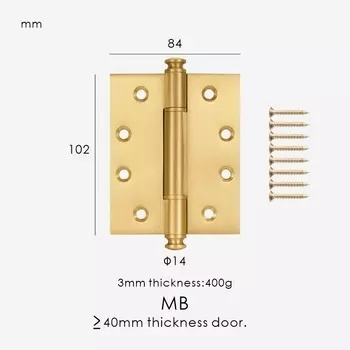 Nurlin, твердая латунь, толстые и прочные петли для дверных ворот, матовая латунь, античная латунь, черный, цельная цена