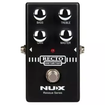 NUX Recto Distortion Педаль искажения Педаль Электрогитара Эффекты Unleash Heavy Metal Fury
