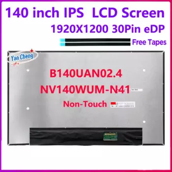 NV140WUM-N41 B140UAN02.4 14 Inch Laptop LCD Screen For HP EliteBook 840 G10 G9 HP ZBook Firefly 14 G7 Replacement Display Panel