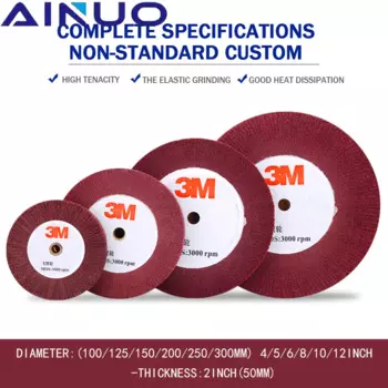 Нейлоновый шлифовальный круг, нетканый мочальный коврик, насадка на швабру, полировальный диск из нейлонового волокна, 4/5/6/8/10/12 дюймов