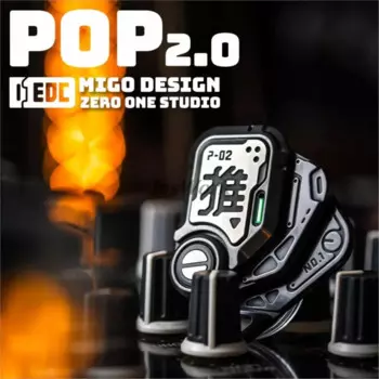 O1EDC P O P 2,0 механический + Магнитный слайдер, инструмент для декомпрессии, монета, кончик пальца, гироскоп, игрушка EDC