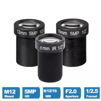 Объектив для IP-камеры HSmartcam 8мм/12мм/16мм