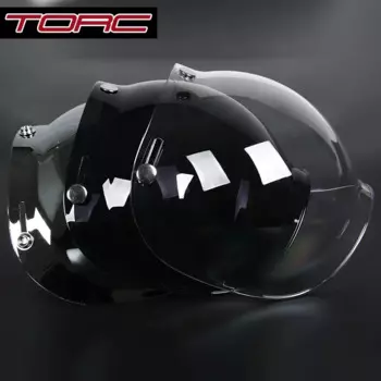 Объектив для мотоциклетного шлема TORC/три искусственных зеркального шлема в стиле ретро с рамкой и аксессуарами для шлема