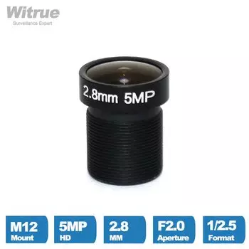 Объектив Witrue 5 Мп 2,8 мм для IP-камер