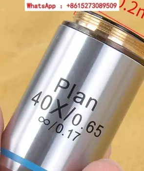 Объектив микроскопа infinite flat field achromatic lens 4/10/20/40/60/100X oil lens