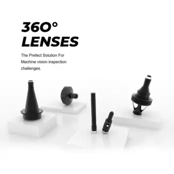 Объектив pro_visiondata, внутренний/внешний, угол обзора 360 градусов, 3D оптика, поверхность, телецентрические линзы для обнаружения компонентов
