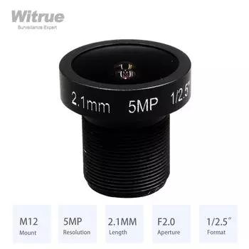 Объектив Witrue «рыбий глаз» 2,1 мм 5МП