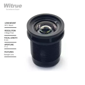 Объектив Witrue Star Lens 3Мп 8мм для SONY IMX290/291/307/327