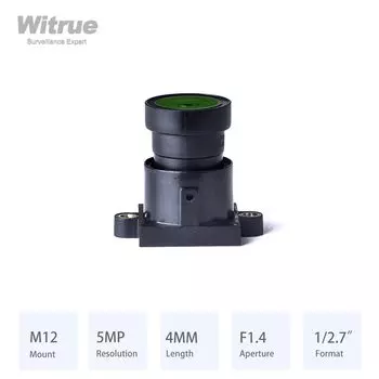 Объектив Witrue Starlight M12 * P0.5 5MP 4мм