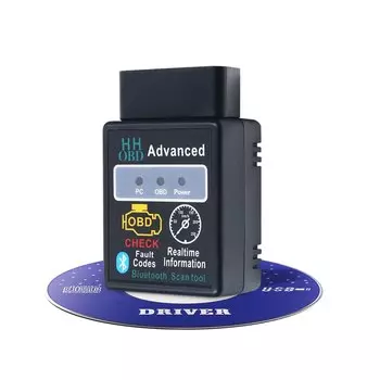 OBD2 сканер ELM327 1,5 HH OBD диагностический сканер ELM 327 WIFI V1.5 OBD2 Bluetooth Elm327 считыватель кодов с поддержкой всех протоколов OBD2