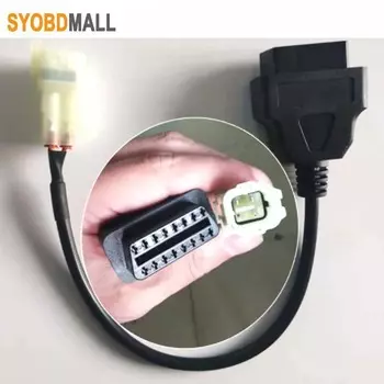 OBD 16pin для Honda 4Pin мотоциклетный конвертер EFI кабель OBD2 16-контактный разъем «Мама-папа» 4-контактный адаптер удлинитель мотора тестовый штекер