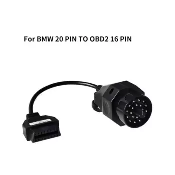 OBD II 2 16-контактный разъем «мама» на 20-контактный разъем адаптера для BMW 20 PIN к OBD2 16-контактный для BMW E39 E38 E53 X5 Z3 E36 E46
