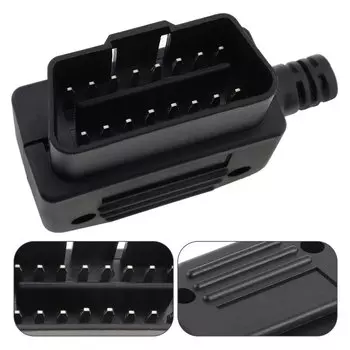 OBD II OBD2 L Тип 16-контактный штекер Автомобильный разъем Кабель Провод Разъемы Разъем с корпусом и винтом J1962M
