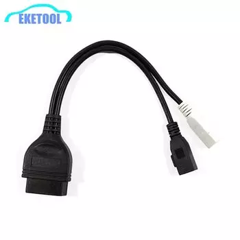OBD OBD2 автомобильный разъем диагностического кабеля Американская классификация проводов 2р + Американская классификация проводов 2р в 16Pin для Audi/VW/Skoda OCTAVIA III Адаптер VAG для Audi 2X2 для 16Pin женский