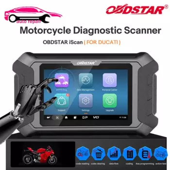 OBDSTAR iScan для DUCATI, инструмент для диагностики мотоцикла, Поддержка программирования IMMO на нескольких языках