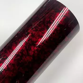 Оберточная виниловая пленка 50 см * 500 см/Лот, высокоглянцевая кованая Цветочная углеродная красная Серебряная Золотая наклейка для автомобиля, пленка, автомобильные наклейки