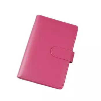 Обложка для блокнота Coliky A5/A6 6-кольцевая синяя/розовая/фиолетовая/белая из искусственной кожи