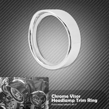 Обложка для мотоциклетной фары, обшивка для кольца, чехол для фары, Обложка для Harley Softail Heritage Slim Deluxe Standard 94-17 FLRT 15-Up