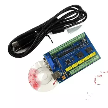 Обновление CNC MACH3 USB 5 осей 100 кГц USBCNC Гладкий Степпер коммутационная плата контроллера движения для гравировки с ЧПУ 12-24 В