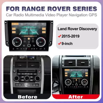 Обновление для Land Rover Discovery Sport L550 2015-2019, кондиционер, климат-контроль, ЖК-экран, сенсорный экран, панель переменного тока