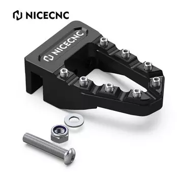 Обновленный четырехъядерный удлинитель педали тормоза для ATV HONDA TRX 450ER 2006-2014 TRX450R алюминиевая увеличенная Педальная пластина 46510-HP1-305