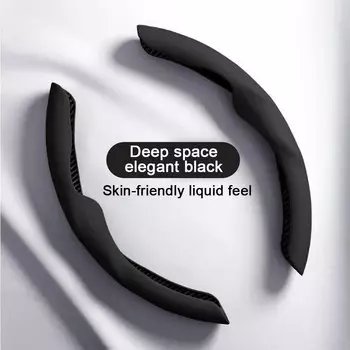 Обновленный нескользящий чехол на руль автомобиля 2023, жидкий сенсорный чехол для Tesla Model 3 Y, усилитель рулевого колеса, нубук, водонепроницаемый