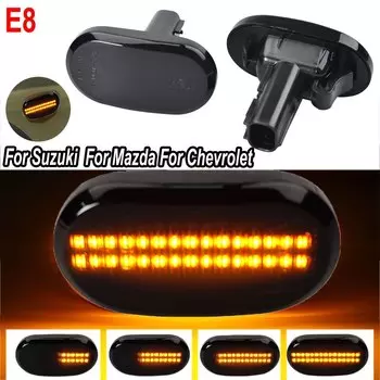 Обновленный внешний вид, динамический светодиодный боковой габаритный указатель поворота, повторитель света для SUZUKI JIMNY JB64W JB74 JB23 JB64 1999-2019