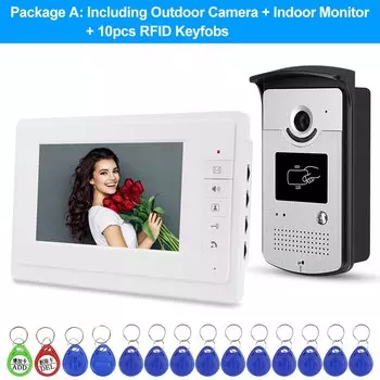 OBO HANDS Проводной видеодомофон 7 дюймов