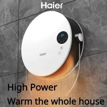 Обогреватель Haier, Малый обогреватель, Ванная комната, Бытовой энергосберегающий небольшой солнечный скоростной горячий ветер, Электрический обогреватель, Духовка 220 В