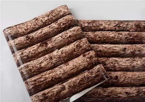 Обои Beibehang имитация дерева 3D