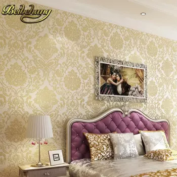 Обои для стен, 3D, Дамаск, Флизелиновые, beibehang