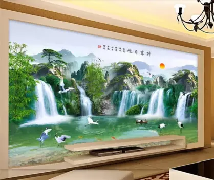 Обои на заказ 3d sunrise Dongsheng красное солнце пейзаж новый китайский фон обои papel де parede 3d обои