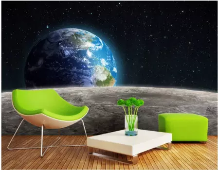 Обои на заказ, универсальные 3D фрески для гостиной, спальни, KTV, бара, потолочные Настенные Виниловые обои