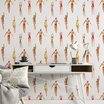 Обои Pixel&wall Тропический порт