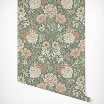 Бумажные обои Pixel&Wall Dahlia Garden