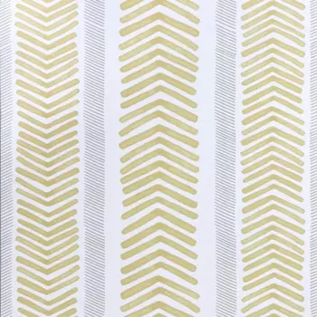 Обои золотистые/белые самоклеящиеся с рисунком в стиле бохо