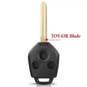 Оболочка Jingyuqin дистанционный ключ-брелок от машины для Subaru Forester Outback Legacy 2008 2009 2010 2011 2012 2013 2014 3/4 кнопки