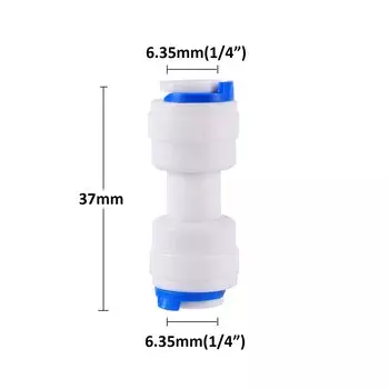 Обратный клапан 1/4", пластик, Talk-Satisfied