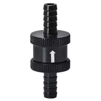 Обратный клапан 6 размеров 4 мм, 6 мм, 8 мм, 10 мм, 12 мм, 16 мм, односторонний обратный клапан из алюминиевого сплава, для бензина, дизеля