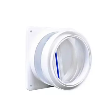 Обратный клапан для вытяжки белый ABS 150/160/180 мм