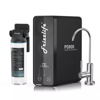 Обратный осмос RO, система фильтрации воды-800 GPD, быстрый поток под раковиной, RO фильтр без резервуара уменьшает TDS Compact