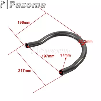 Обруч для сиденья мотоциклетный, 7/8 дюйма, 1 дюйм, с задним каркасом
