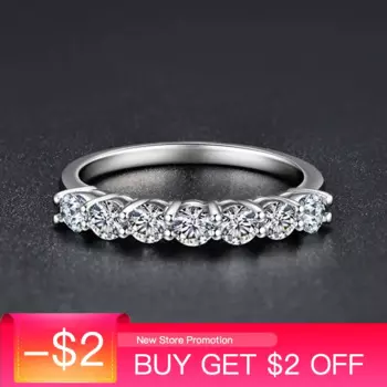 Обручальное кольцо под камень с муассанитом, 7 дюймов