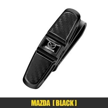 Общие солнцезащитные очки, держатель для билетов, оправа для очков, аксессуары для салона автомобиля для Mazda 3 6 CX5 2 CX3 CX9 MX5 RX8 Axela Demio BM